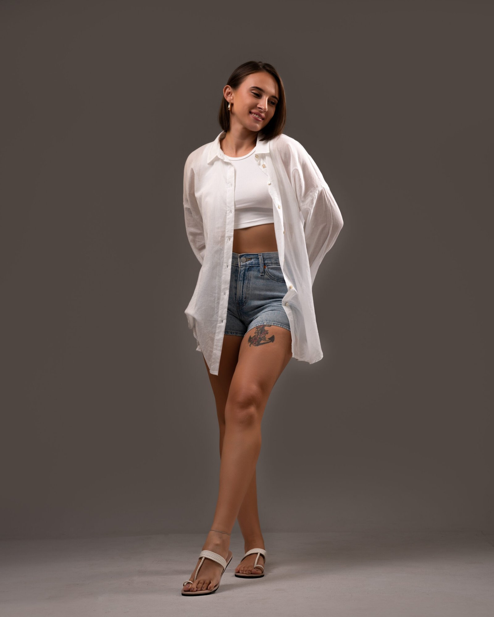 Women’s Pure Linen Oversized Shirt