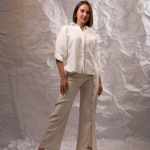 Women’s Pure Linen Relaxed Fit Shirt