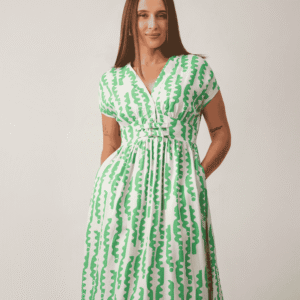 Maria Green Breeze Midi Dress
